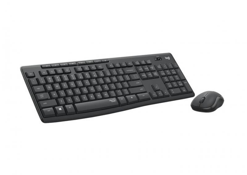 Combo Teclado y Ratón Inalámbrico LOGITECH MK295 SilentTouch, Español, Negro