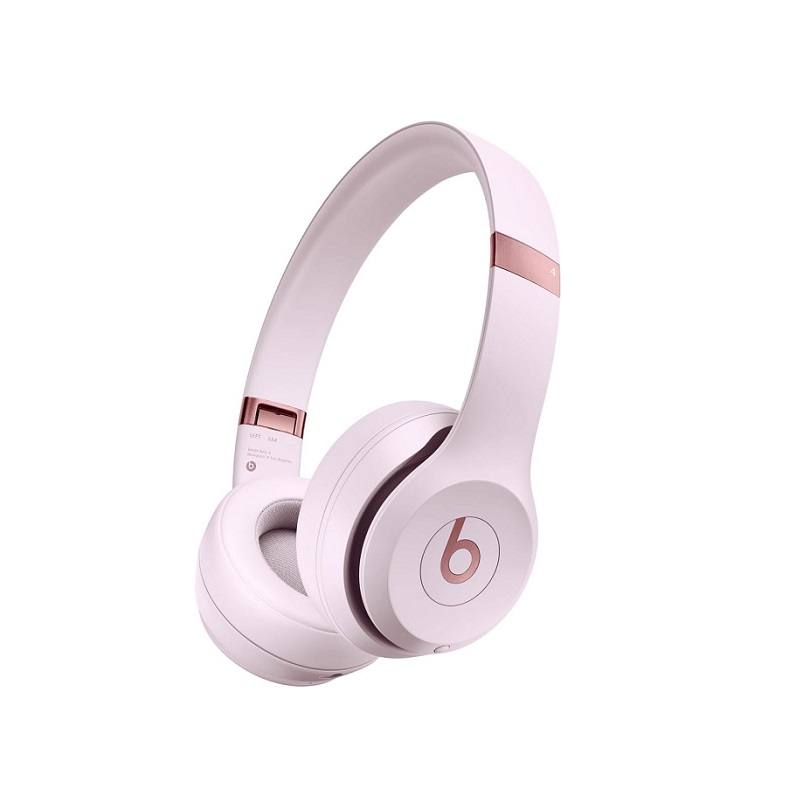 Headset Beats Solo 4, conexión Inalámbrica Bluetooth 5.3, sonido envolvente, compatible iOS y Android, Rosado