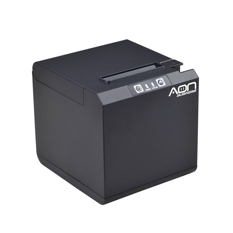 Impresora Térmica AON PR-100, papel 58mm conexión Serial y USB, 90mm/s, color negro