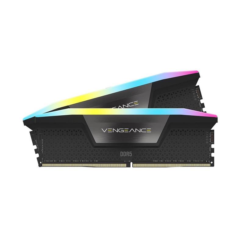 Memoria Ram CORSAIR Serie Vengeance RGB, DDR5 32GB (2x16GB) 7000MHz DIMM, CL36, 1.45V