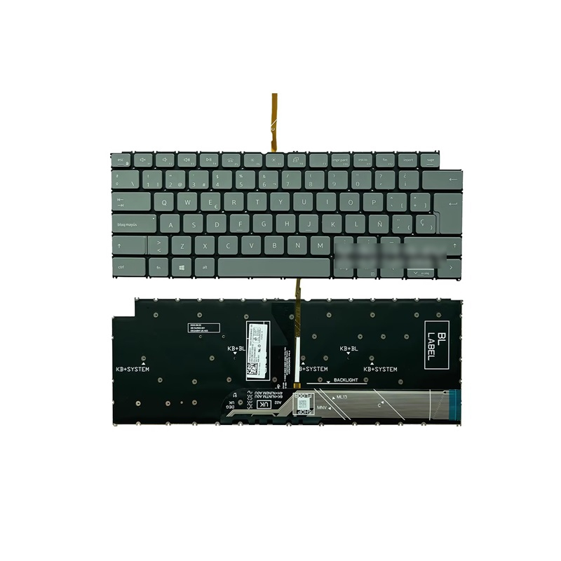 Teclado para Dell Inspiron 13 5310 5320 14 5410 5415 5418 5420 5425 7420 16 5620 5625 Latitude 3320 3420, con retroiluminación, Español