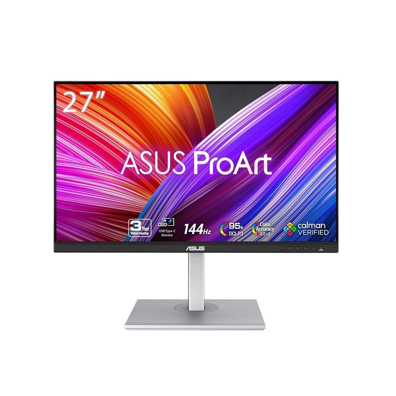 Monitor ASUS ProArt PA278CGV, de 27" QHD, 144Hz, HDMI, DisplayPort, USB-C PD 90W, FreeSync Premium