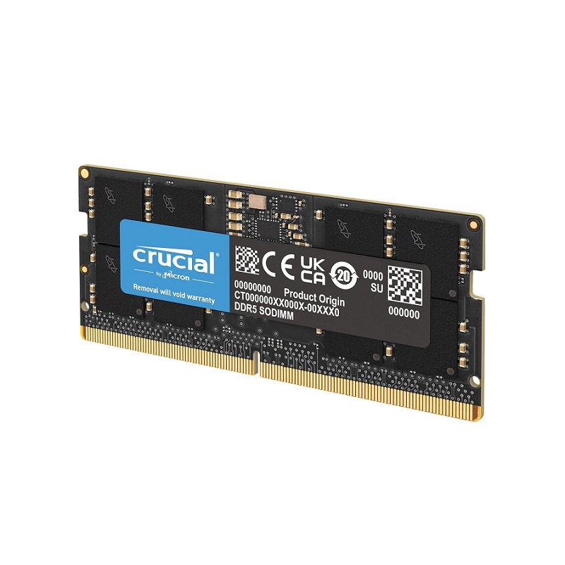 Memoria RAM DDR5 8GB, 5600MHz (PC5-44800), SODIMM CRUCIAL, 1.1V