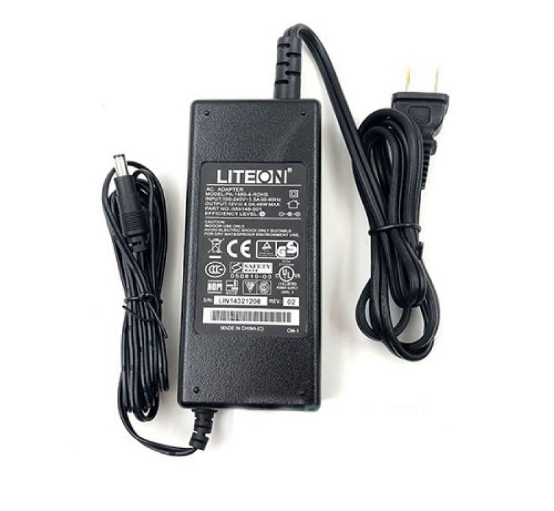 Adaptador de Corriente de 12V-4A, 48W LiteOn 5.5x2.5mm