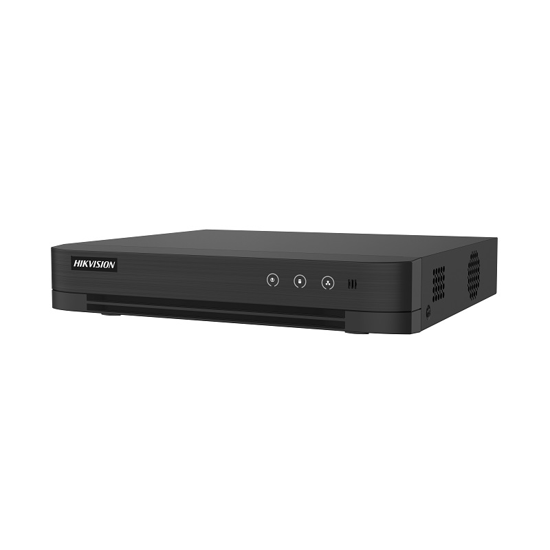 DVR Hikvision Acusense 8CH, H.265 Pro+, HDTVI/AHD/CVI/CVBS/IP, 2MP Lite / 1080p Lite, detección de movimiento, HDMI/VGA, hasta 1x4TB