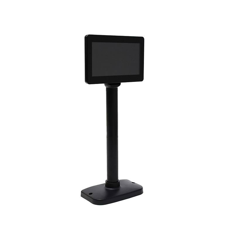 Monitor Post AON AX-7, de 7" HD, conexión RS-232 (serial) y USB, color negro