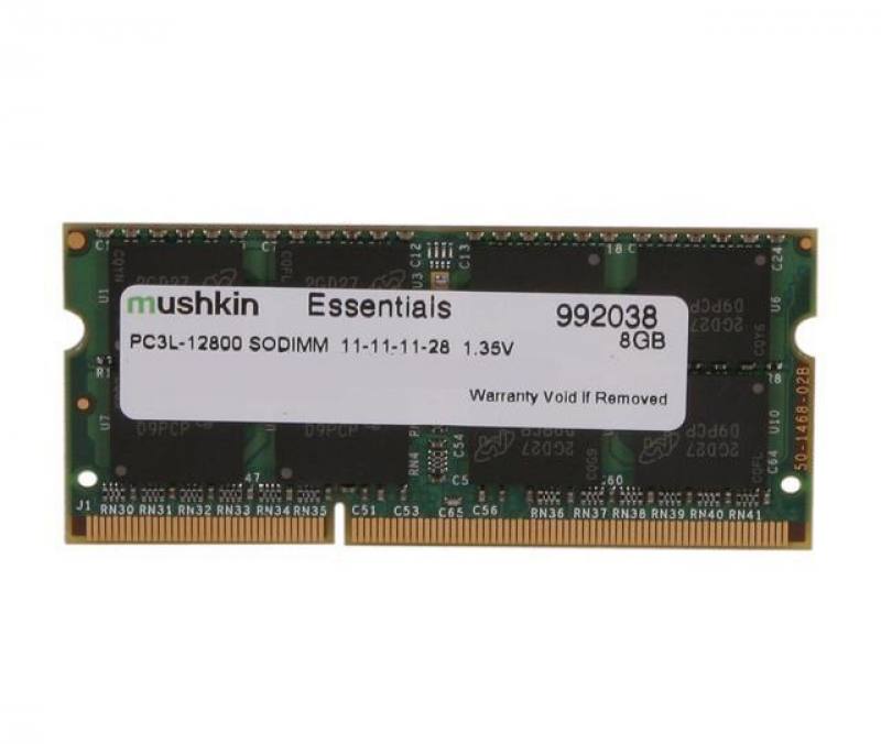Memoria RAM DDR3L 8GB 1600MHz (PC3L 12800) SODIMM MUSHKIN 1.35V 204 Pines