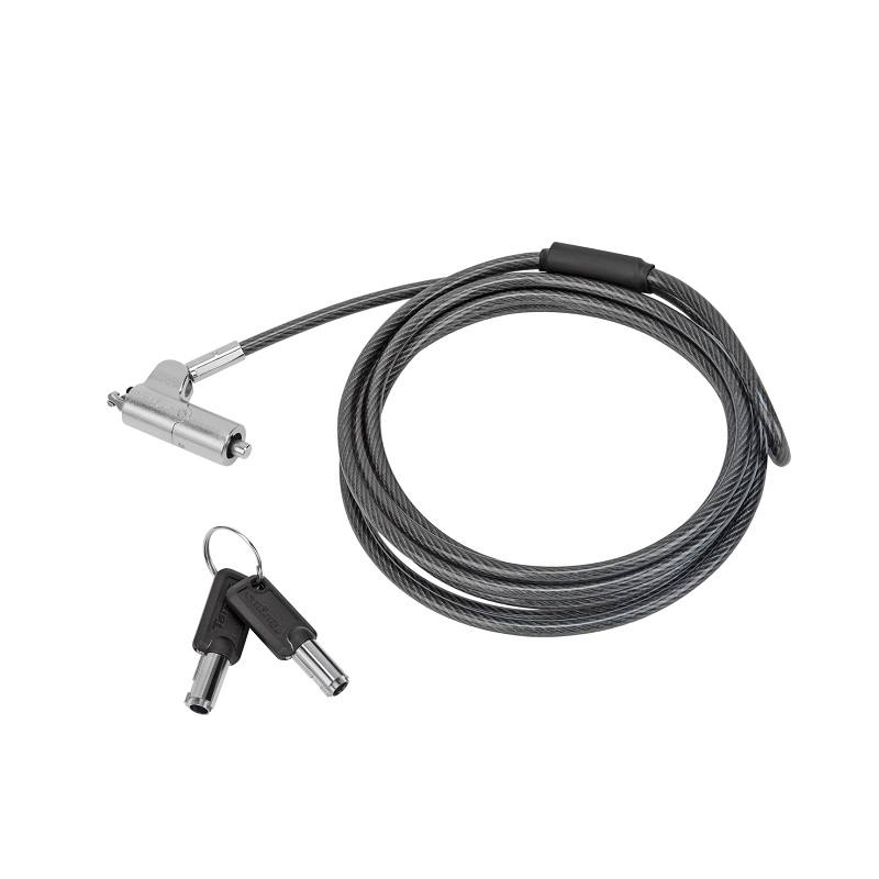 Candado TARGUS DEFCON ASP65GLX, con llave trapezoidal para portátil