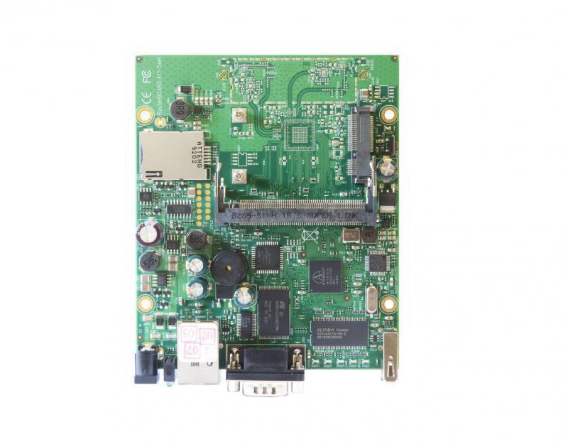 Routerboard MIKROTIK RB411U, CPU de 300MHz, 32MB RAM, 1xEthernet, miniPCI, USB, RouterOS L4