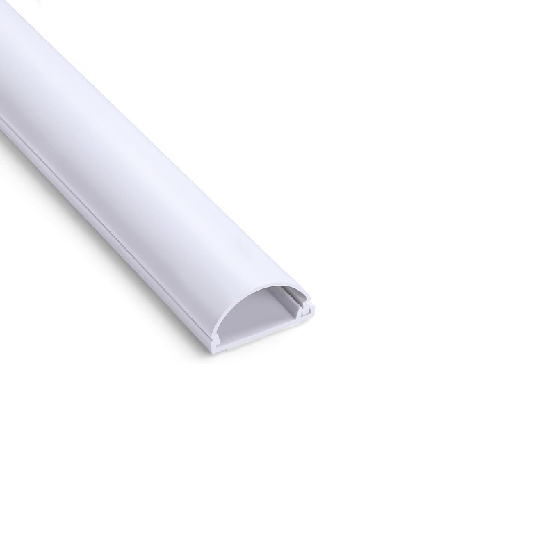 Molduras de PVC T-VISION, para Piso, 35 x10 x1.40mm, 2 Metros, Blanco hueso