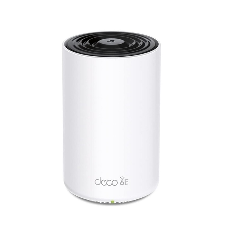 Router Inalambrico TP-Link DECO XE75 PRO, Wi-Fi 6E, Gigabit Mesh AI Triple Banda AXE5400, 574Mbps 2.4GHz y 2402 Mbps 5GHz y 6GHz, (1-pack)