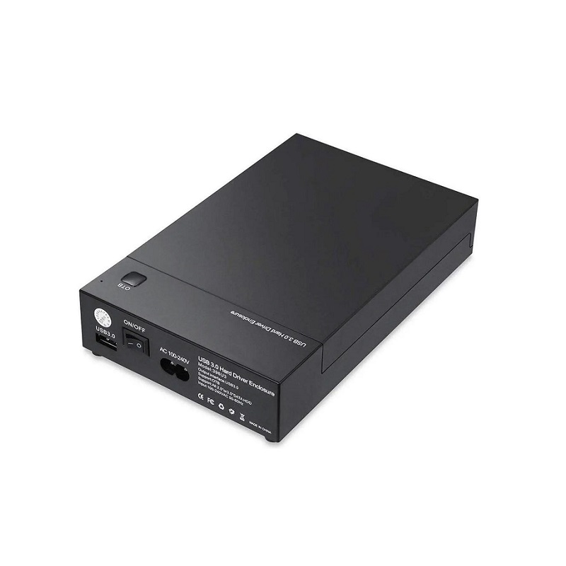Caja / Enclosure T-Vision para Disco Duro y SSD de 2.5" y 3.5" USB 3.0, soporta hasta 8TB