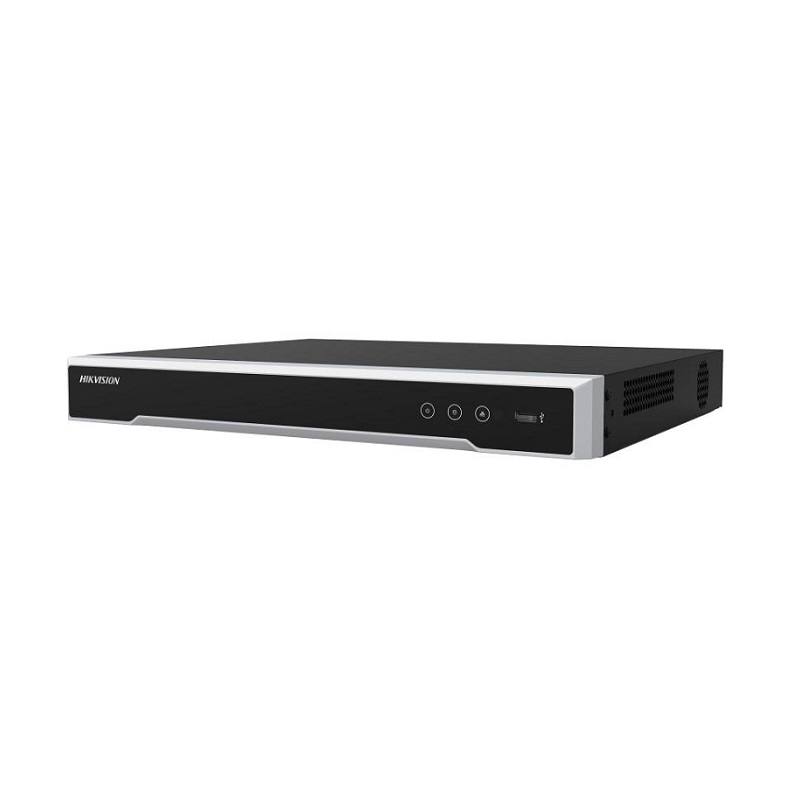 NVR Hikvision 16CH H.264/H.265 4K Graba hasta 8MP HDMI/VGA, Hasta 2x6TB