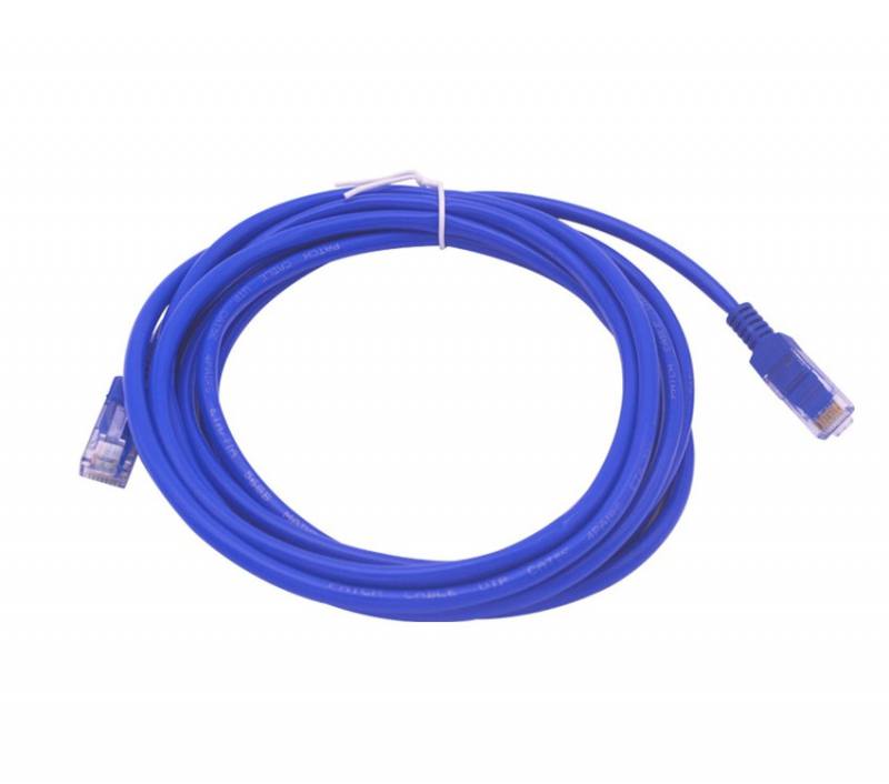CABLE UTP CAT6 T-VISION - 5 METROS-AZUL, Pass Fluke, 7x 0.2mm