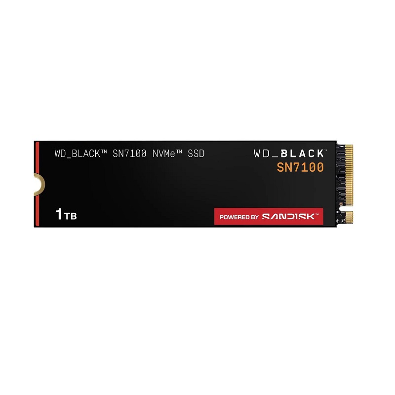 Disco de Estado Solido SSD Western Digital Black 1TB, SN7100, NVMe M.2 2280, PCI-Express 4.0 x4, TLC 3D NAND