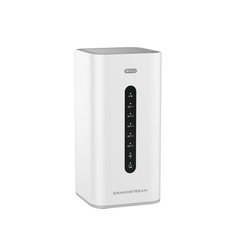 Router Inalámbrico GrandStream GCC6010W Wi-Fi 6, doble banda, MU-MIMO 2x2:2, 5 Puertos Lan, VPN 2.5 Gbps o 3 Gbps