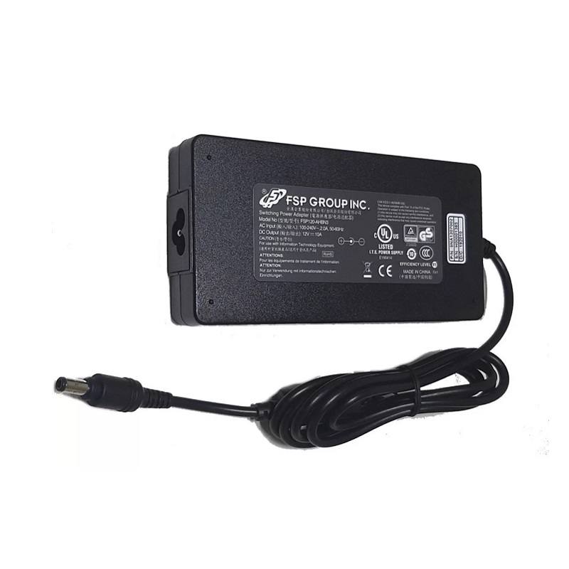 Adaptador de Corriente de 12V 10A FSP Group INC, 5.5x2.5mm, compatible 2.1mm, 120W