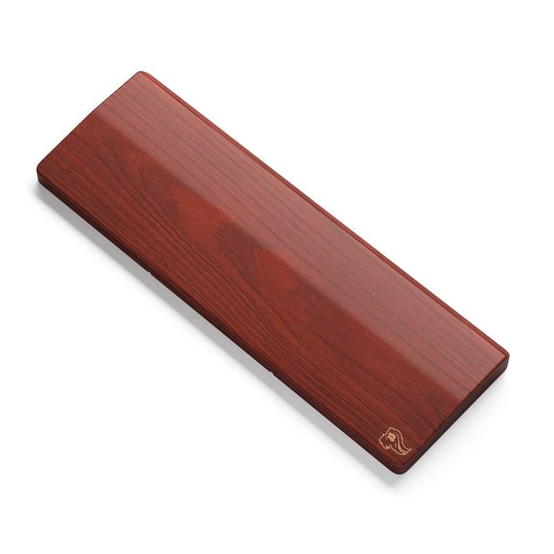 Reposamuñecas Glorious ‎GV-75-BROWN, Golden Oak Compact, Para Teclados De Perfil Bajo, 305 X 192 X 19mm, Color Negro