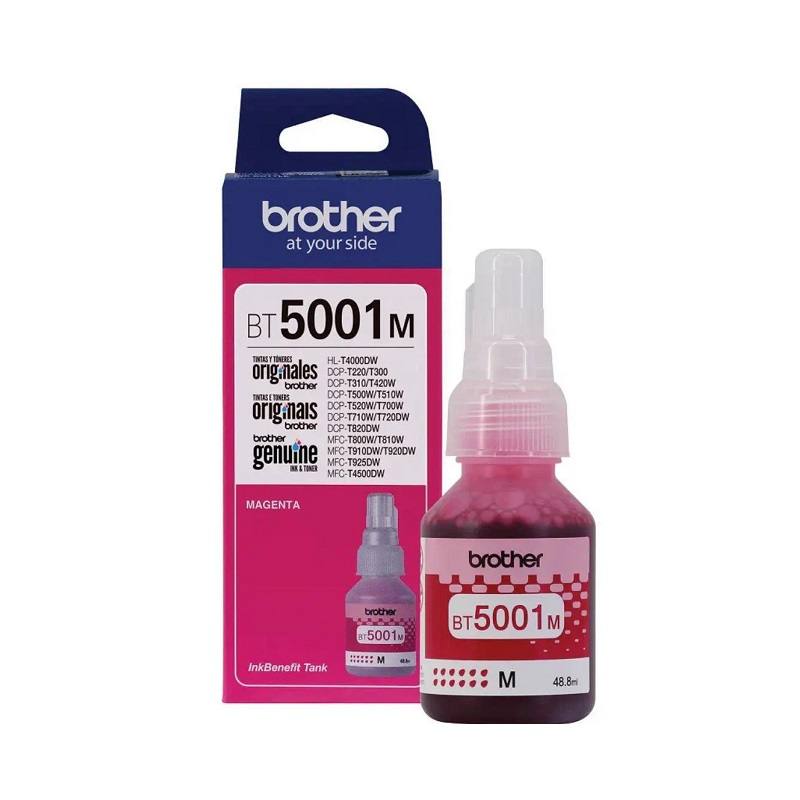 Botella de tinta Brother Magenta 48.8ml, para DCP-T500W, DCP-T510W,DCP-T700W, DCP-T710W, MFC-T910W, MFC-T800W