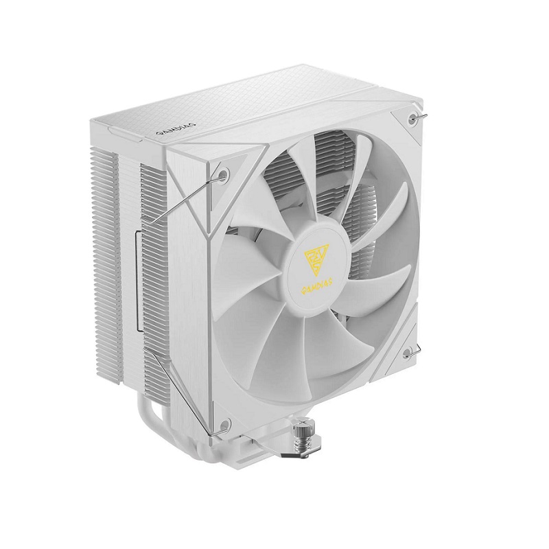 Disipador de calor Gamdias BOREAS E2-410WH, 120mm, Compatibilidad Intel & AMD, Color blanco
