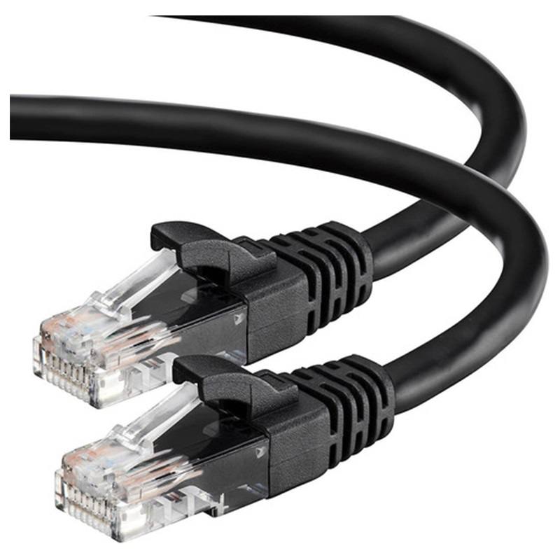 CABLE UTP CAT6 24AWG LANPRO - 1 METROS- NEGRO
