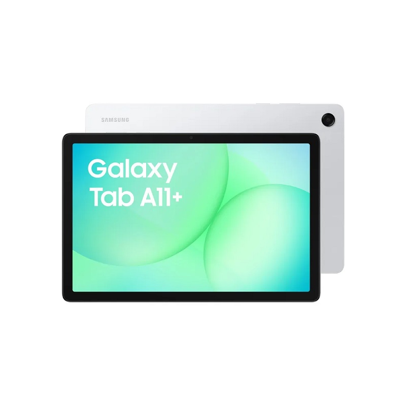 Tableta SAMSUNG Galaxy Tab A11+, 11" WUXGA, 128GB, 6GB Ram, conexión Wi-Fi, cámara de 8MP, Plateado