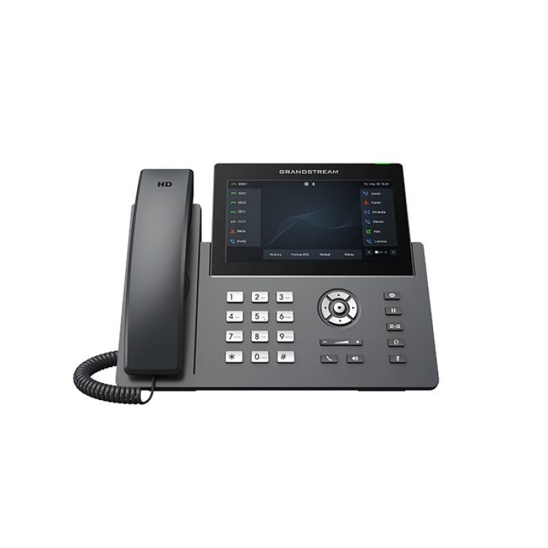 Telefono IP GRANDSTREAM GRP2670, 12 Lineas y 6 Cuentas SIP,  WiFi Doble Banda, Puertos Gigabit, GDMS, Poe, Bluetooth