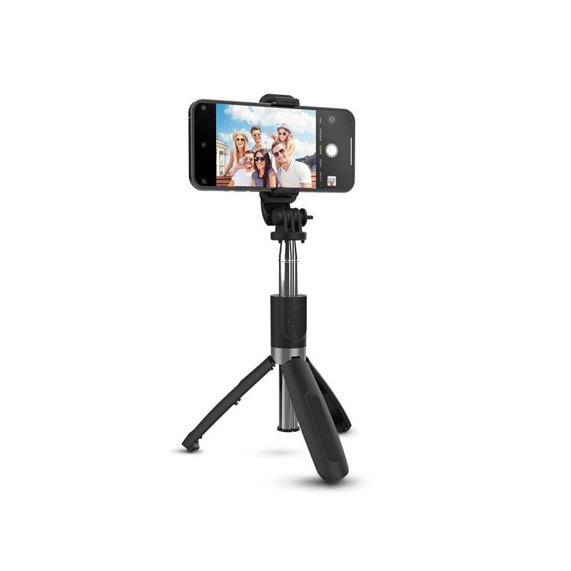 Tripode y selfie Stick inalámbrico HypeGear SnapShot, con Clip giratorio para teléfono de 360º