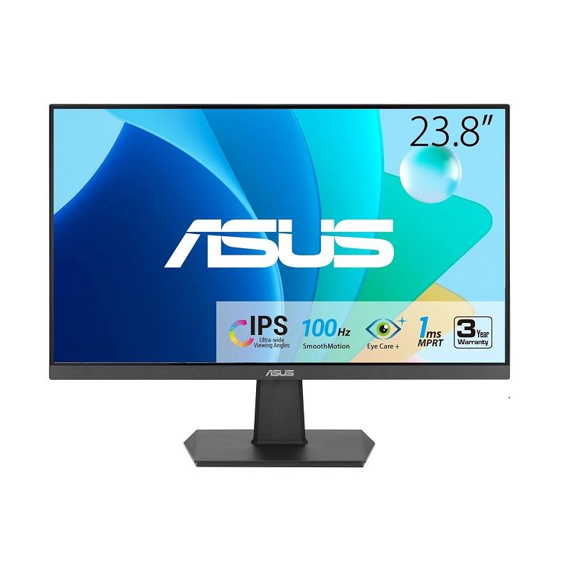 Monitor Gaming ASUS VA24EHF, de 24" FHD, IPS, 100Hz, 1ms, HDMI, Adaptive-Sync