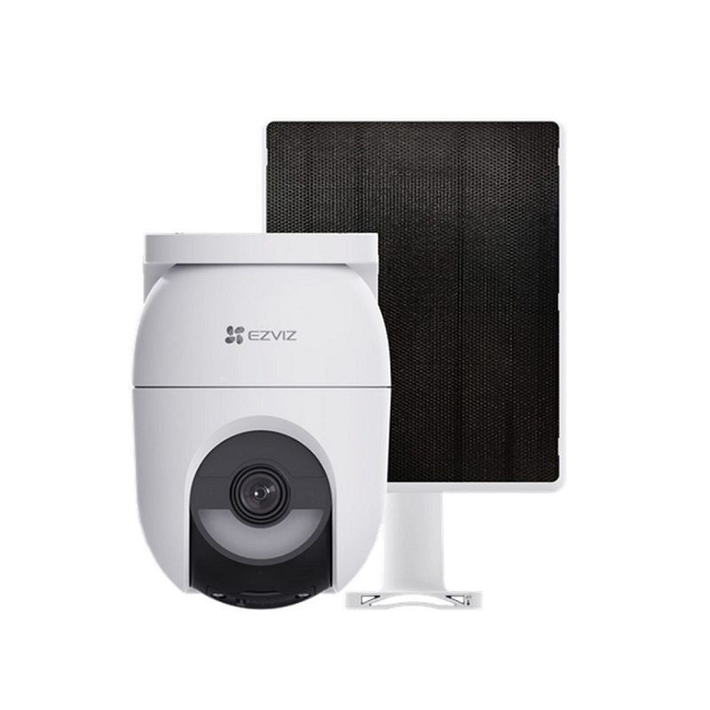 Cámara PT EZVIZ CB8 Lite KIT Exterior PT con Batería 4MP 2K+ FHD, WiFi, Panel Solar Incluido, Visión Nocturna a Color