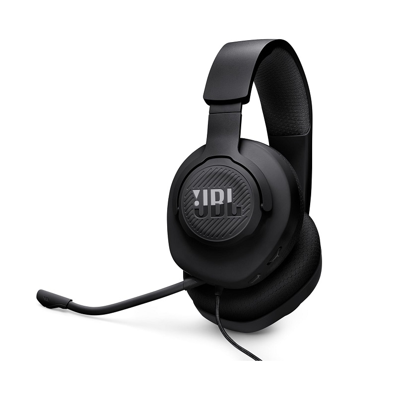Headset Gaming JBL Quantum 100M2, Conexión 3.5mm, Micrófono desmontable, color Negro