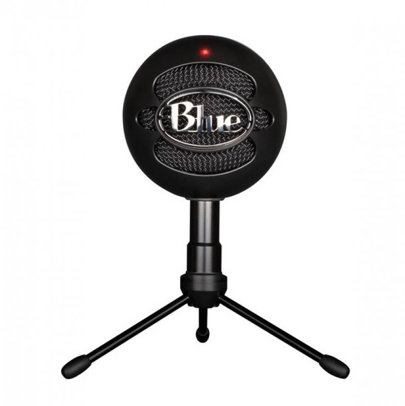 Micrófono Profesional Blue Snowball iCE, USB, Plug-and-play con Mac y PC, color Negro