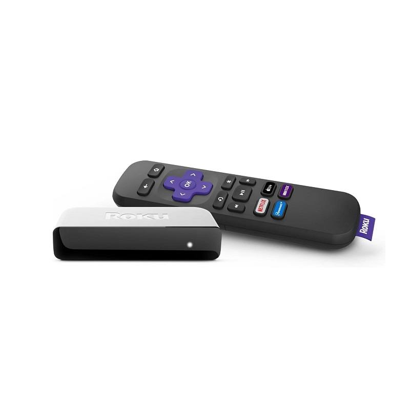 Receptor multimedia Roku Premiere, Streaming fácil en 4K y HDR, Color blanco