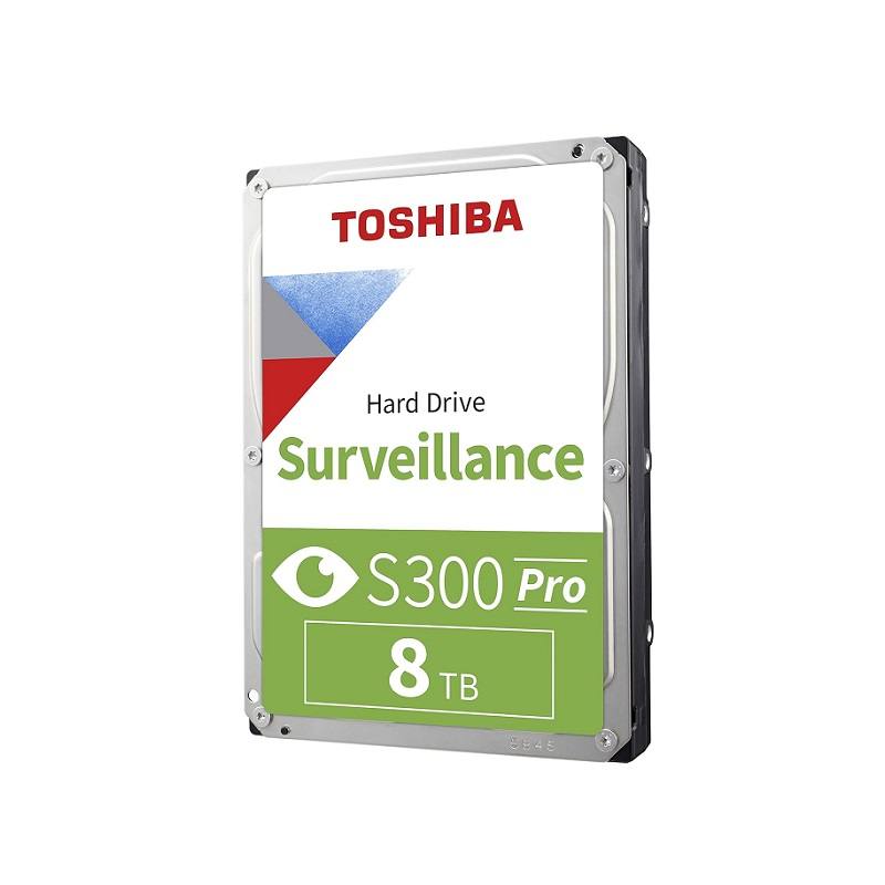 Disco duro Toshiba S300 PRO Surveillance de 8TB 3.5 7200RPM, 512MB de caché