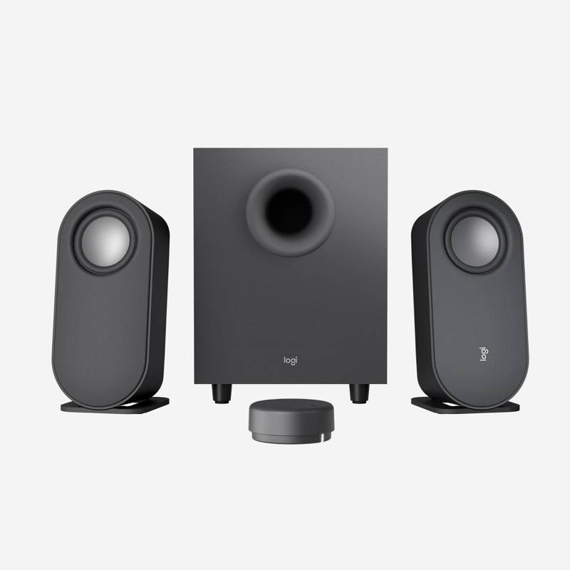 Bocinas Logitech Z407 Bluetooth, Micro USB Y De 3,5 Mm, Stereo Speakers Subwoofe, Control Inalámbrico, 80Wr