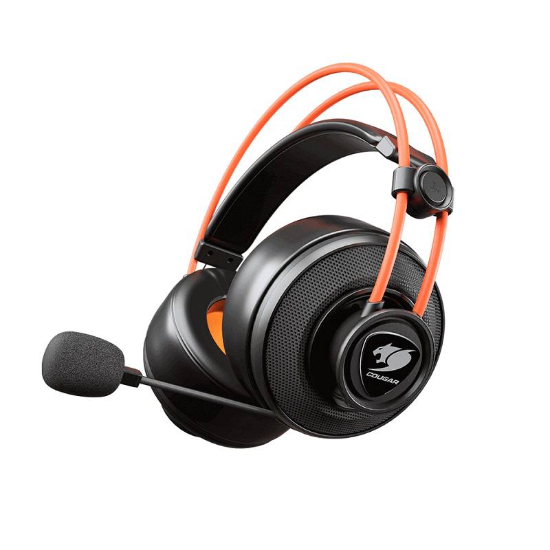 Headset Gaming COUGAR Immersa Ti, Conexión 3.5mm, Micrófono Con Cancelación De Ruido De 9.7mm, Color Negro