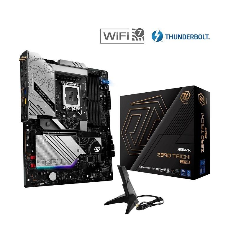 Tarjeta Madre ASRock Z890 Taichi Lite, LGA 1851, DDR5 9600, M.2, SATA3 6Gb/s, HDMI, Thunderbolt 4 Tipo C, LAN, ATX