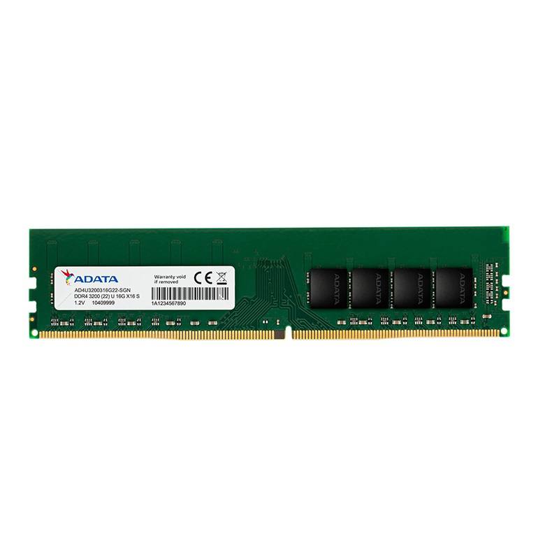 Memoria RAM DDR4 8GB 3200MHz UDIMM, PC4-25600, Non-ECC, 288-Pines, CL22, 1.2V, ADATA
