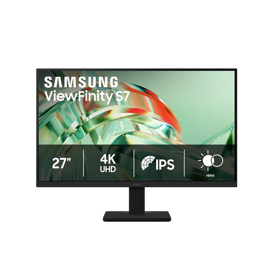 Monitor Samsung ViewFinity S7 (S71H), de 27" UHD 4K, IPS, HDR10, HDMI, DisplayPort, VESA 100x100