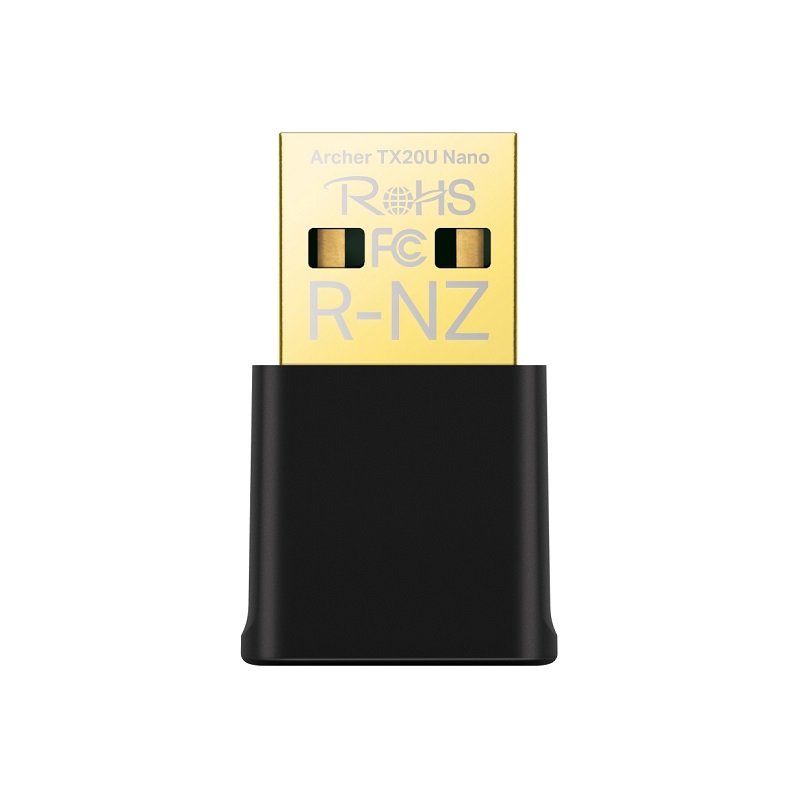 Adaptador Inalámbrico TP-Link Archer TX20U Nano, USB 2.0 de Doble Banda AX1800