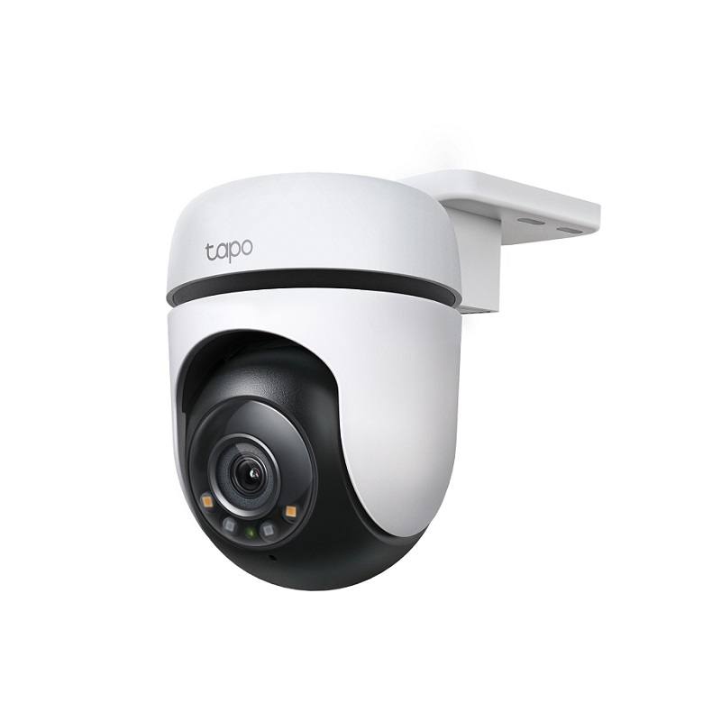 Cámara IP TP-LINK Tapo C510W, 3MP FHD 2K WiFi, 360°, visión nocturna color, audio bidireccional, detección de movimiento, IP65, Soporta 512GB