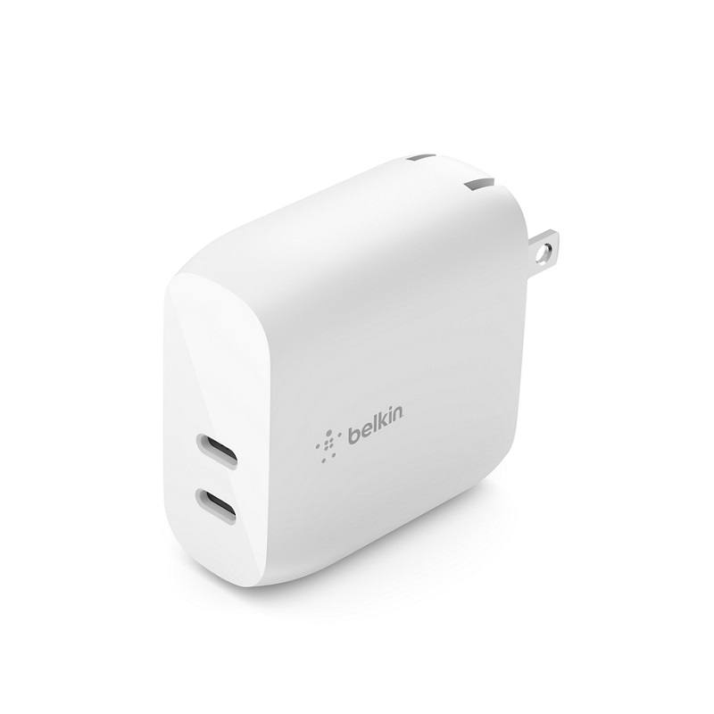 Cargador de Pared BELKIN, PD USB Tipo C BoostCharge con PPS 40W, carga rápida, Blanco