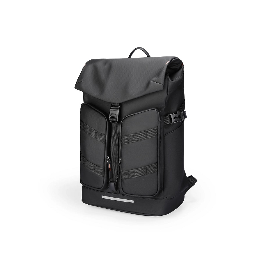 Mochila Mark Ryden CapaFlex MR9779-00, para laptops de hasta 17.3", tela impermeable, color negro