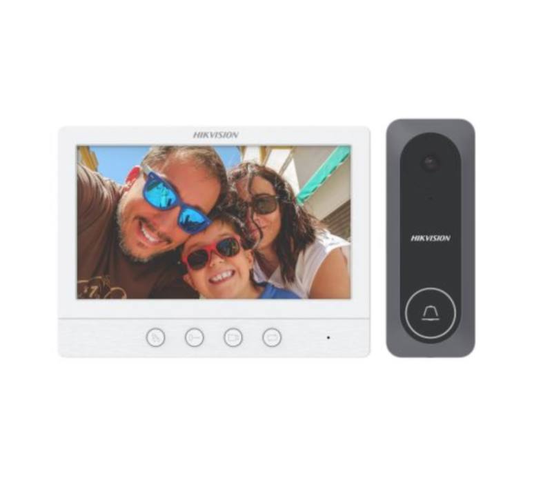 Intercom Hikvision KIS212, Manos Libres con Pantalla LCD a Color de 7" (INTERCOM)