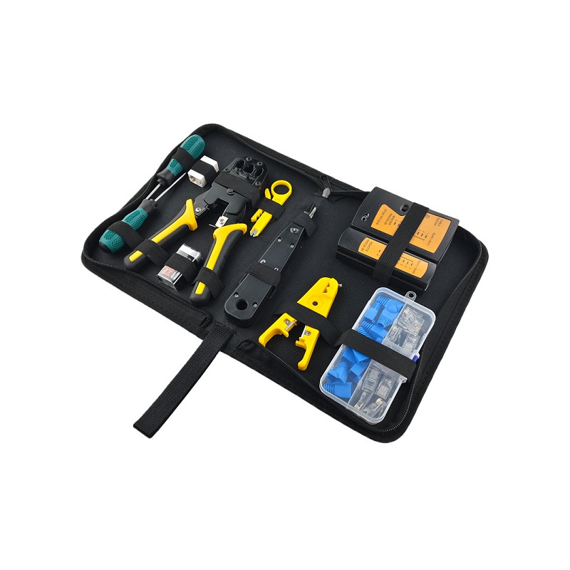 Kit de herramientas para redes MANCOM NT17 de 30 Piezas con estuche