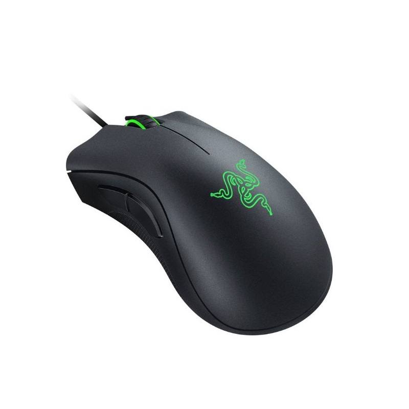 Ratón Gaming RAZER DeathAdder Essential, conexión USB, sensor óptico de 6.400 DPI, color Negro