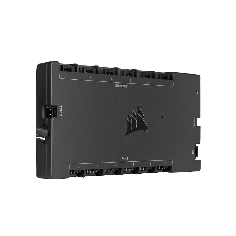 Controlador CORSAIR iCUE COMMANDER CORE XT para velocidad del ventilador e Iluminación Smart RGB