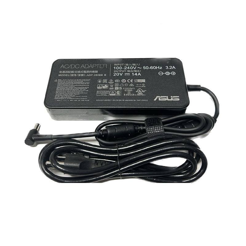 Cargador Original para ASUS ROG Strix G16 G614JI-AS94 ADP-280EB B, 20V 14A, 6.0mm x 3.7mm, 280W