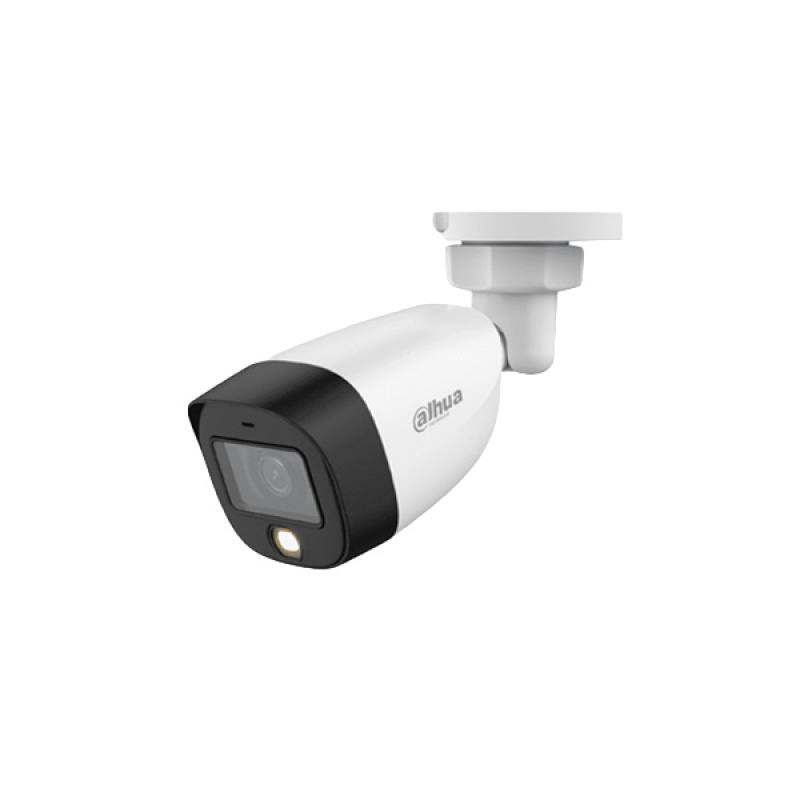 Cámara Bullet DAHUA CVI/CVBS/AHD/TVI, 2.8mm, 2MP, IR 20m, Full Color, IP67 Weatherproof, Metal/Plástico