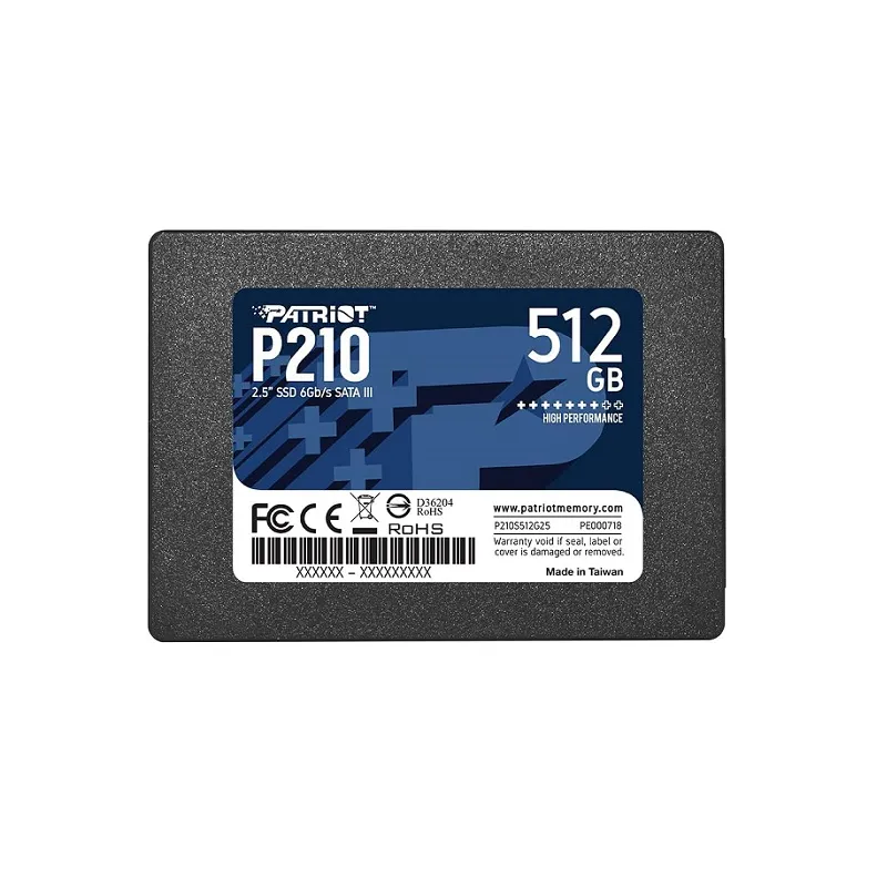 Disco de estado sólido SSD PATRIOT P210, 512GB, 2.5", SATA 3